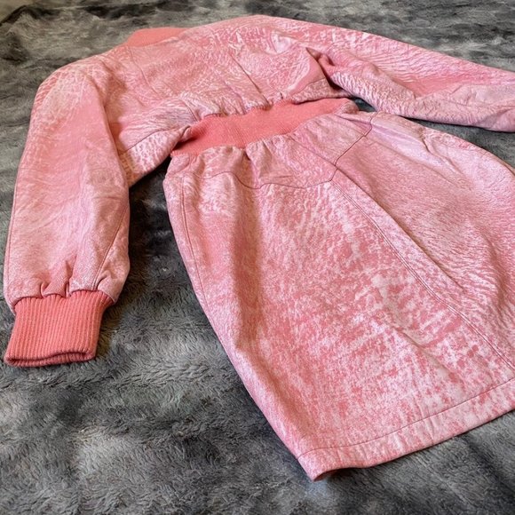 SOLD VTG Michael Hoban Leather Dress - Picture 11 of 12